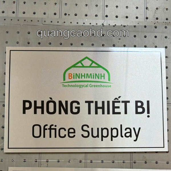 Biển phòng thiết bị