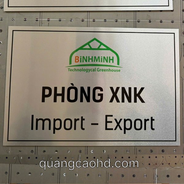 Biển phòng xuất nhập khẩu
