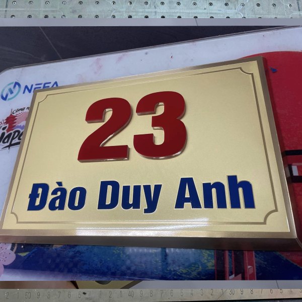 Biển số nhà cao cấp, mẫu đẹp