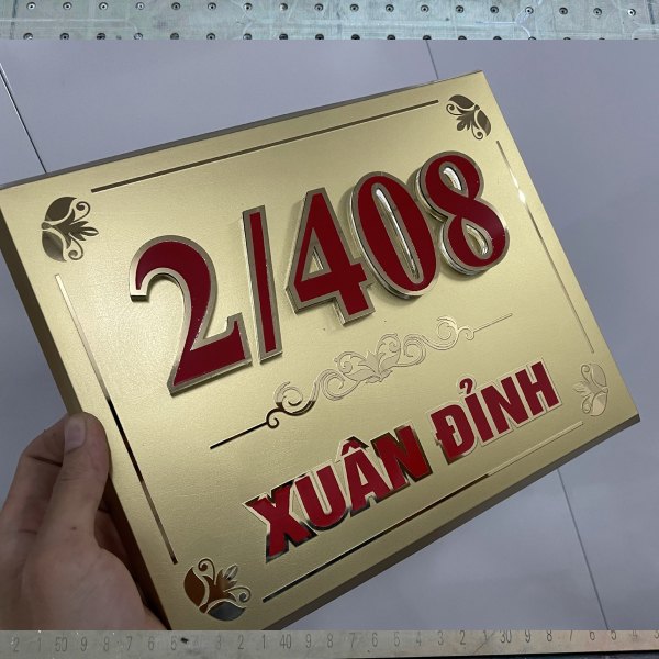 Biển số nhà đơn giản chất lượng tốt