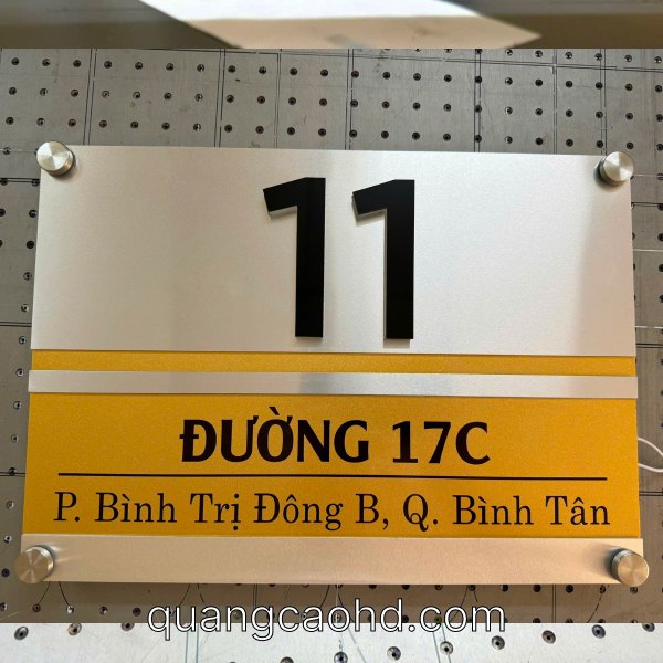Làm biển số nhà