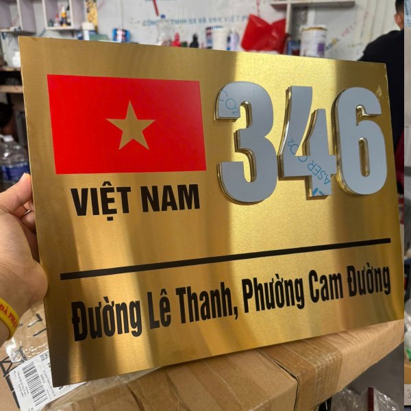 Làm biển số nhà