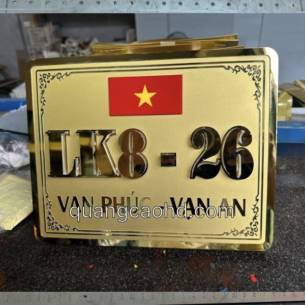 Làm biển số nhà
